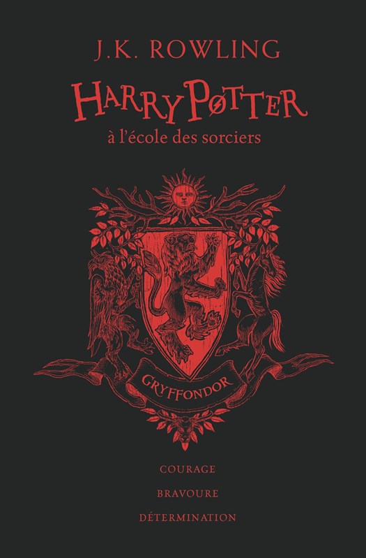 Edition Gryffondor 20 ans Harry Potter à l'école des Sorciers