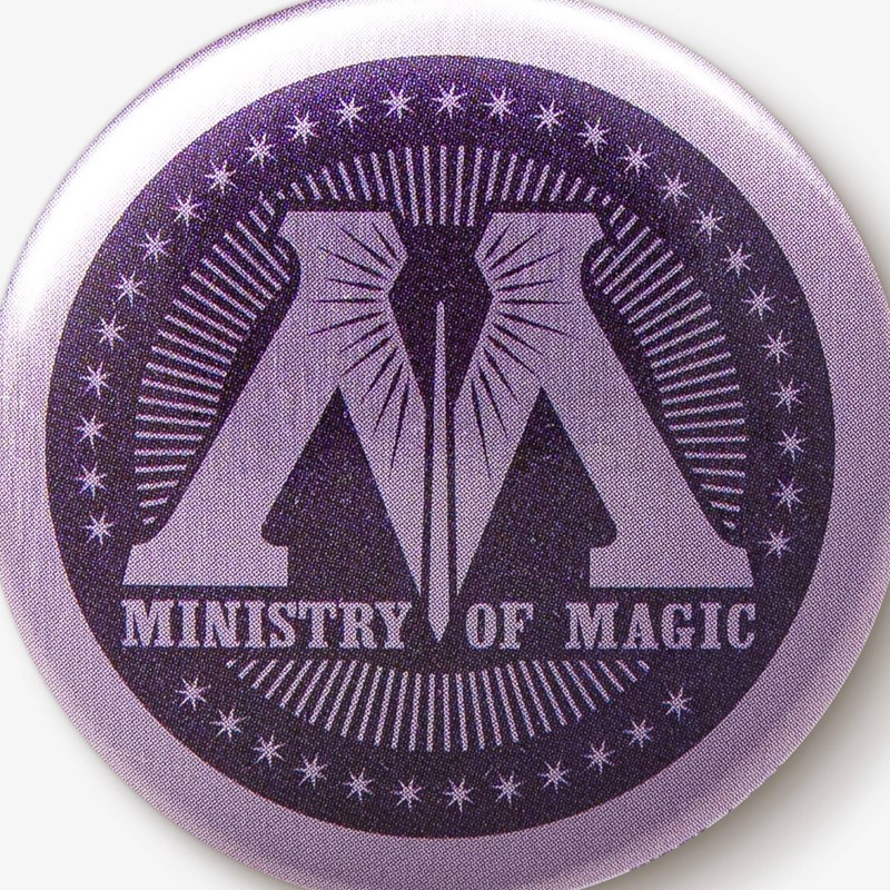 Badge Harry Potter MinaLima - Ministère de la Magie