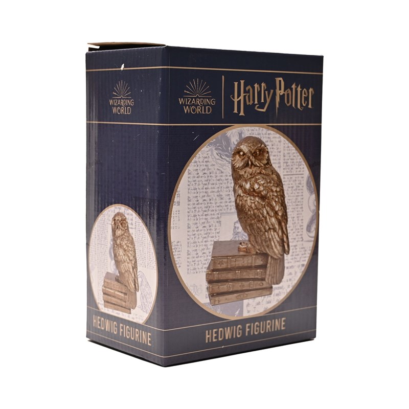 Statuette en résine dorée Hedwige - Harry Potter