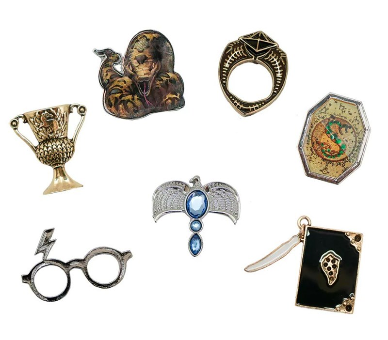 Pack de 7 pin's Horcruxes - Harry Potter