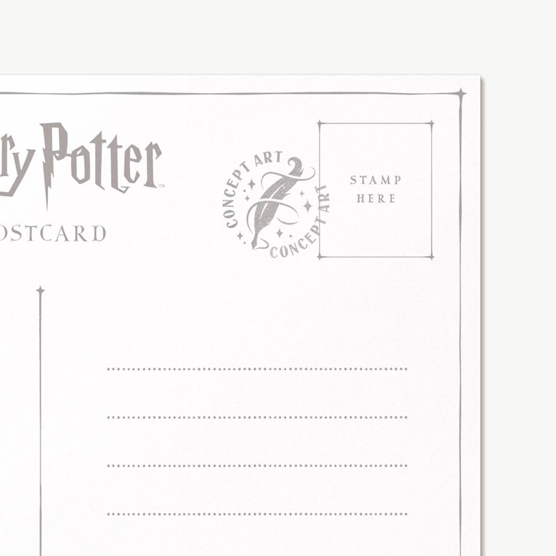 Carte postale Harry Potter par MinaLima - Retourneur de Temps