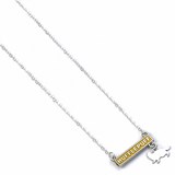 collier barre et charm poufsouffle harry potter3