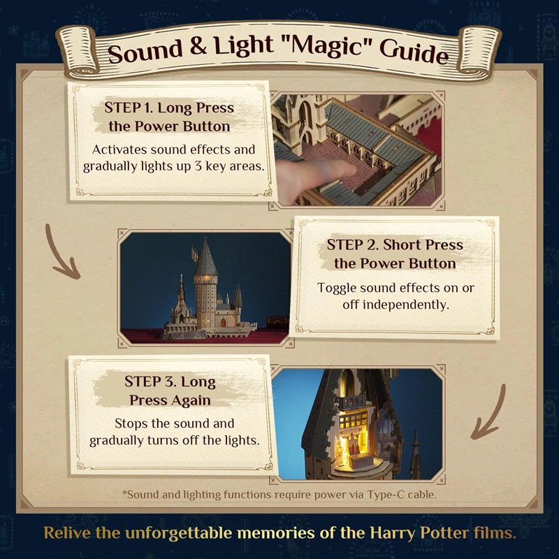 Puremind x Harry Potter Hogwarts Great Hall 1610