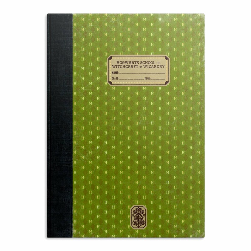 Réplique cahier d'exercices Serpentard de 1910