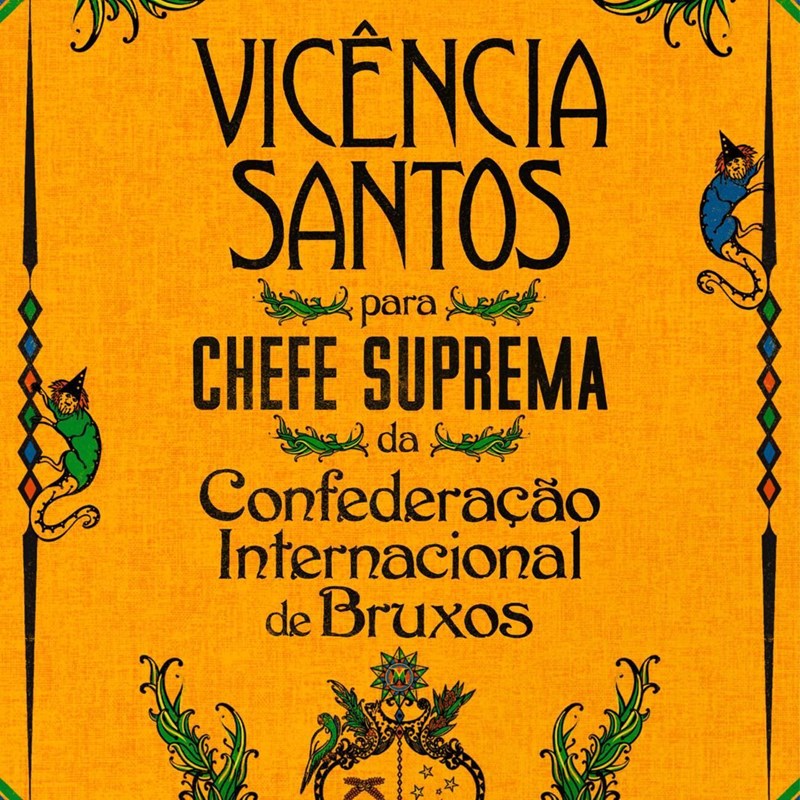 Carte postale "Vote Vicencia Santos" - Les Animaux Fantastiques