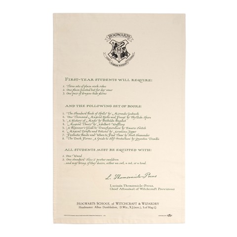 Torchon Lettre d’acceptation