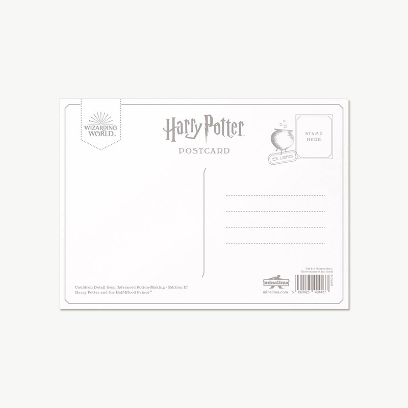 Carte postale Harry Potter par MinaLima - Advanced Potion Making