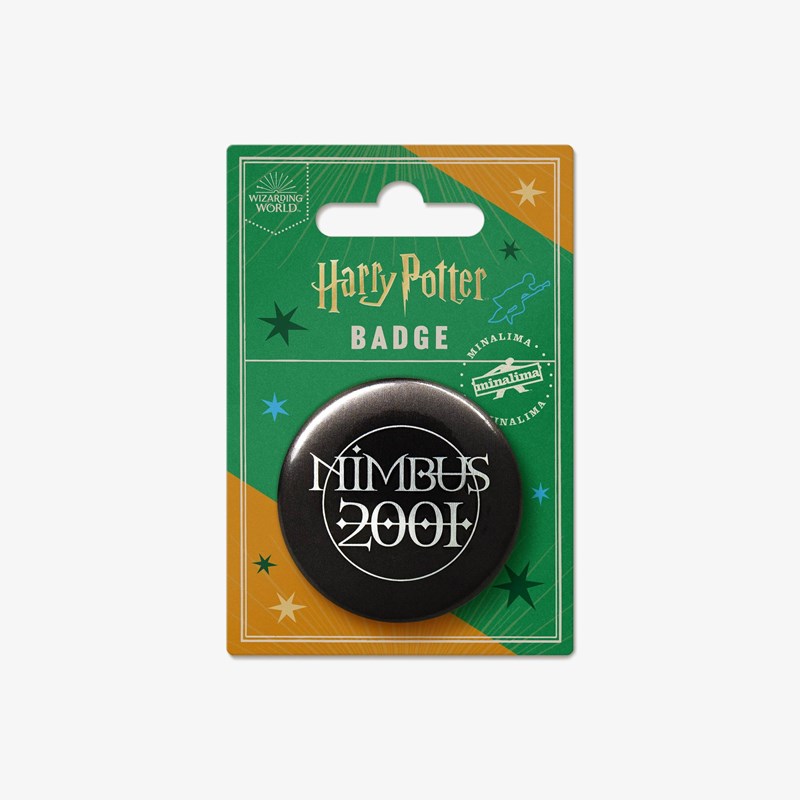 Badge Harry Potter MinaLima - Nimbus 2001
