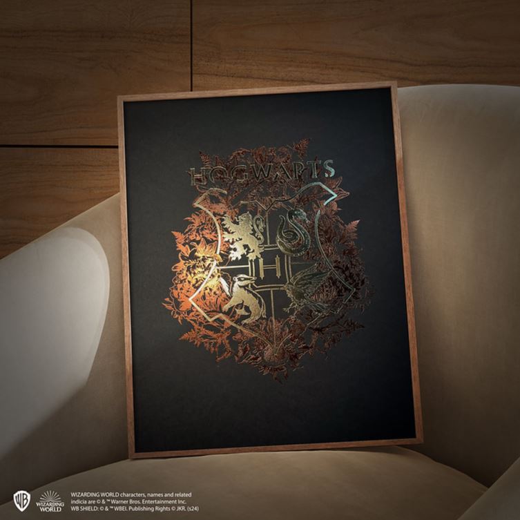 Artprint Poudlard dorure à chaud - Harry Potter