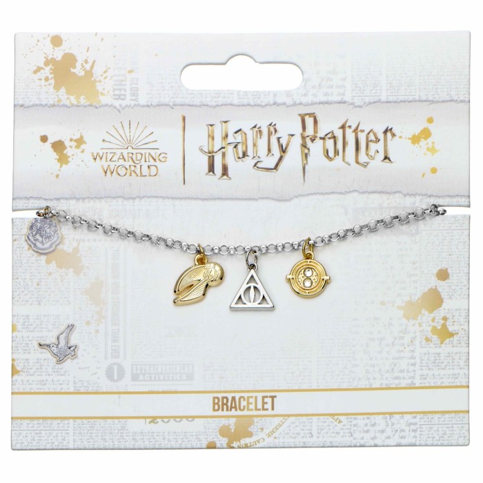 Bracelet 3 charms Harry Potter