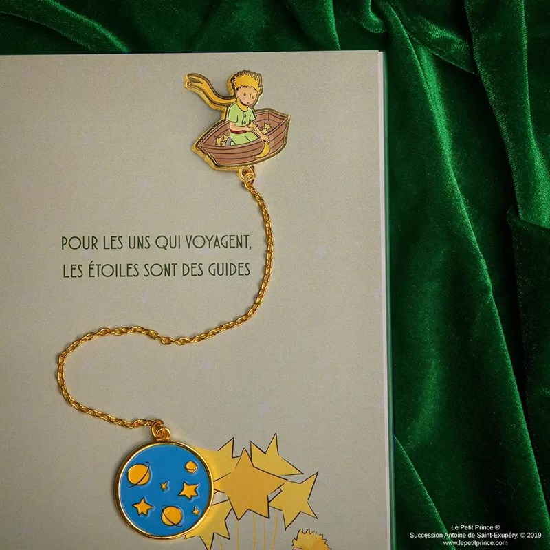 Marque-page Chaîne – Naviguer dans le Ciel – Le Petit Prince