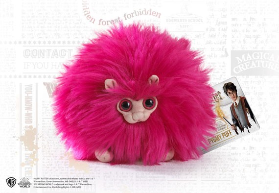 Peluche Boursouflet Rose - Noble Collection - Harry Potter