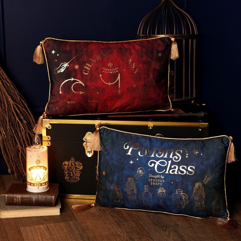 COUSSIN VELOURS ALUMNI - COURS DE SORTILEGE - HARRY POTTER