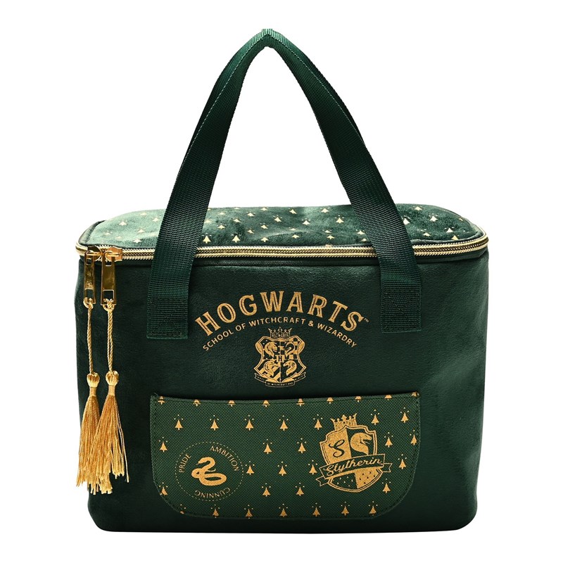 Sac à lunch velours Serpentard - Harry Potter