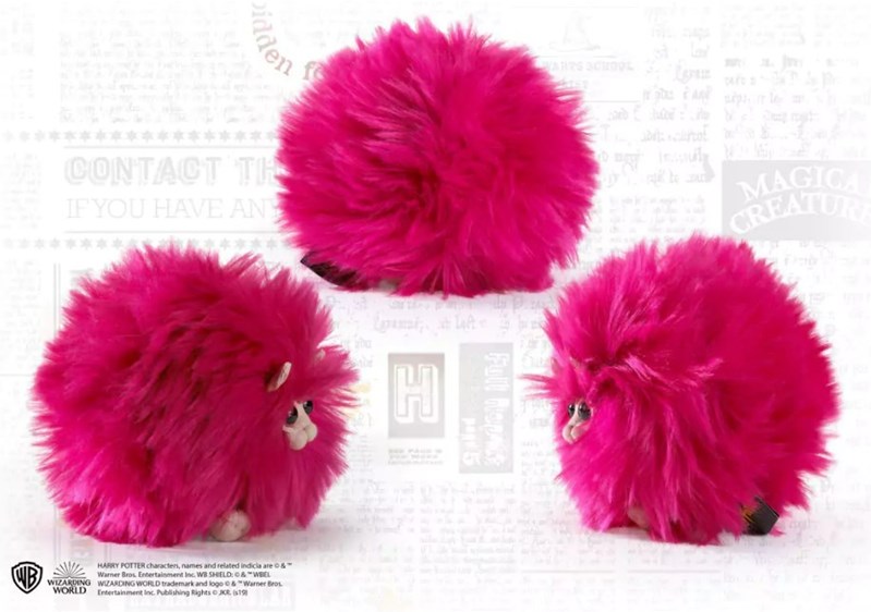 Peluche Boursouflet Rose - Noble Collection - Harry Potter