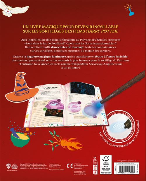 Sortilège, le guide la magie à Poudlard - Harry Potter