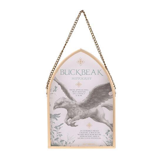 Plaque en verre voûtée suspendue Buck l'Hippogriffe - Harry Potter