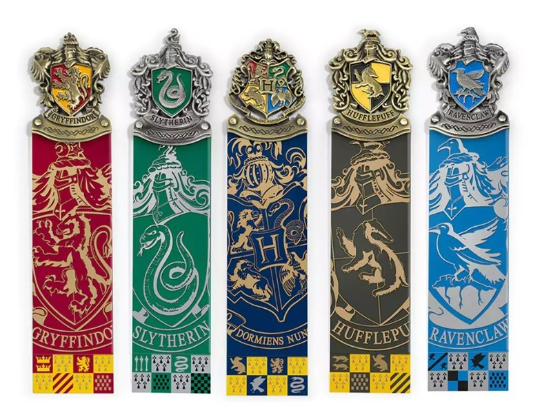 Set 5 marque-pages Poudlard - Noble Collection - Harry Potter