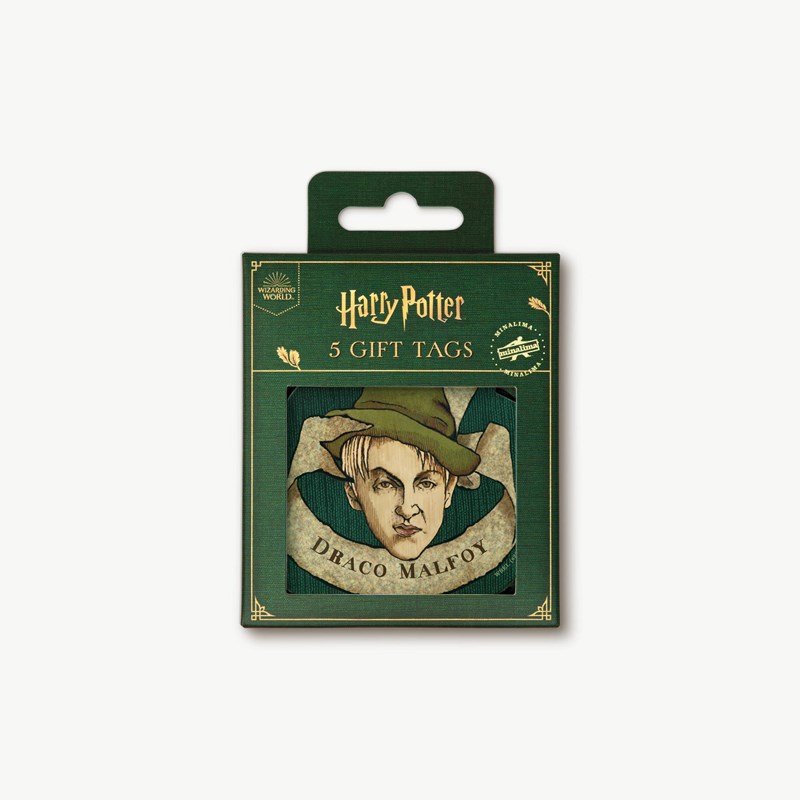 Étiquettes cadeau tapisserie Black MinaLima - Harry Potter