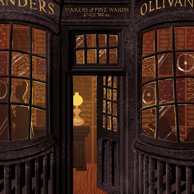 Art print boutique Ollivander MinaLima - Harry Potter