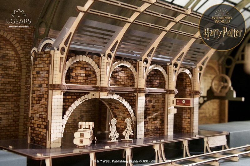 Kit assemblage bois Voie 9 3/4 - Harry Potter