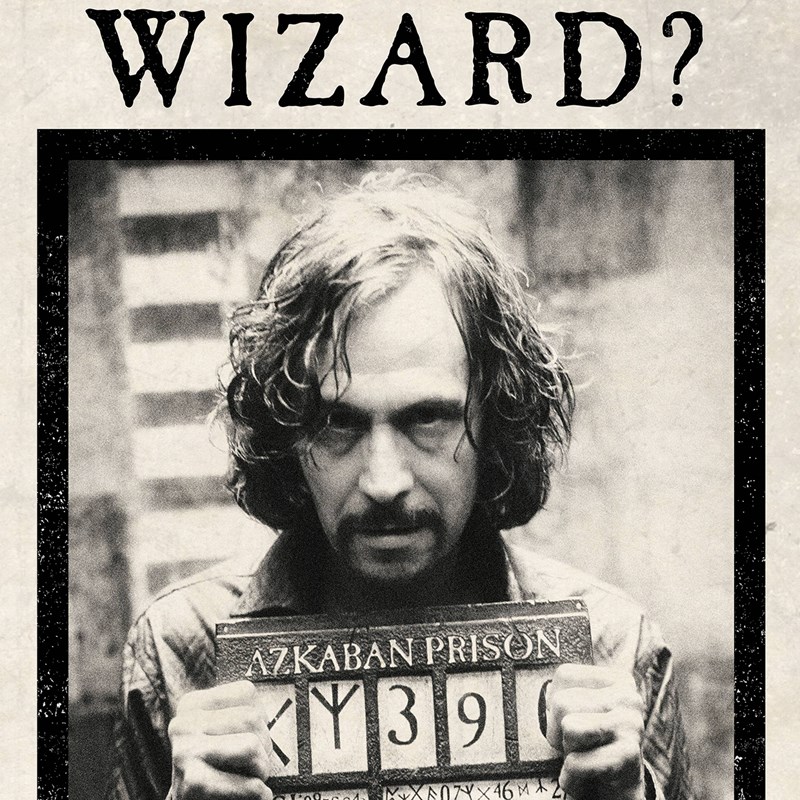 Poster Sirius Black "Have You Seen This Wizard" - MinaLima