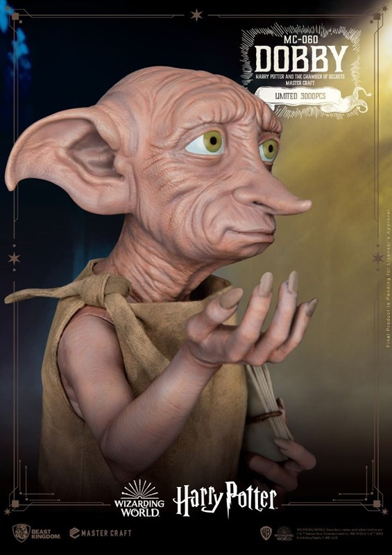 Statuette Dobby Master Craft 39 cm 3000 ex. - Harry Potter
