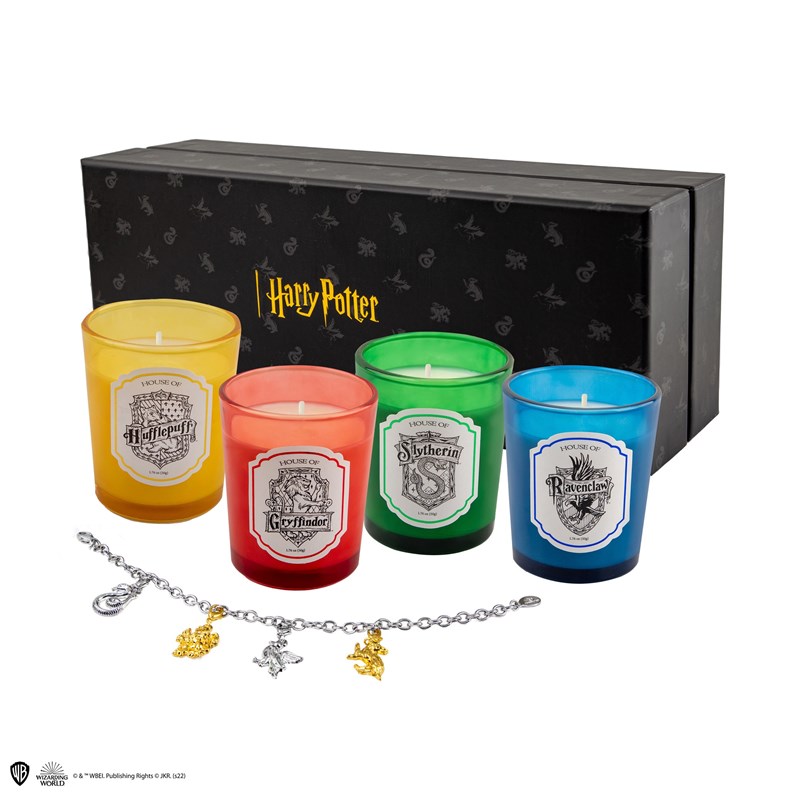 Coffret bougies parfumées + bracelet et charms - Harry Potter