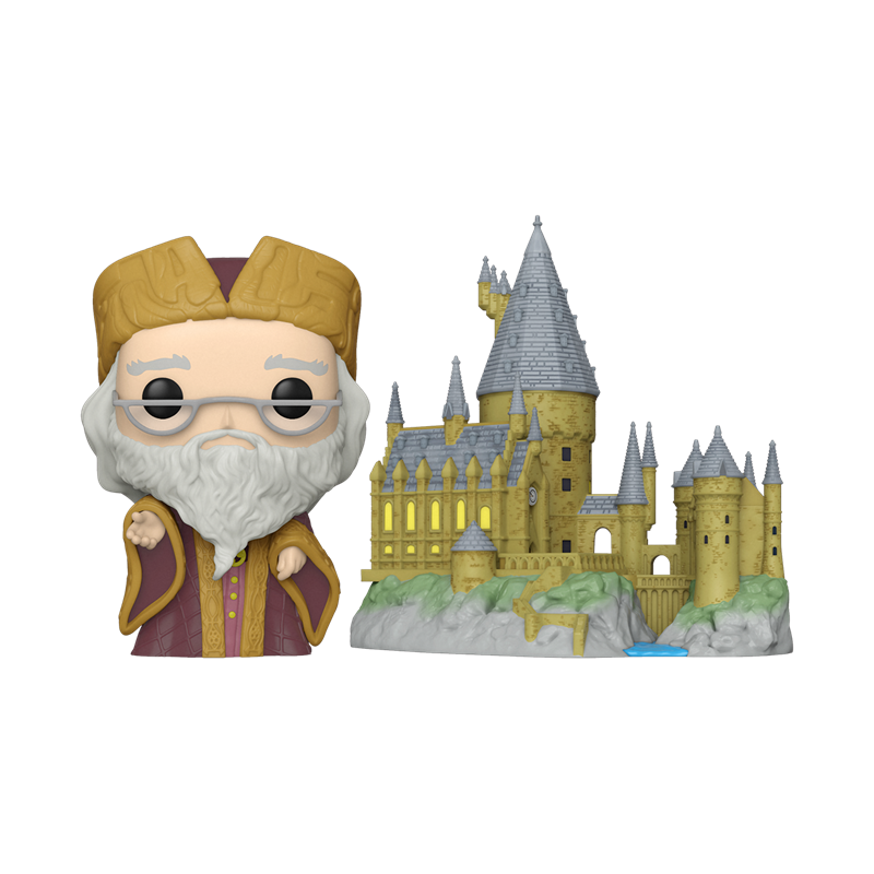 Figurine Pop! Town Dumbledore w/Hogwarts