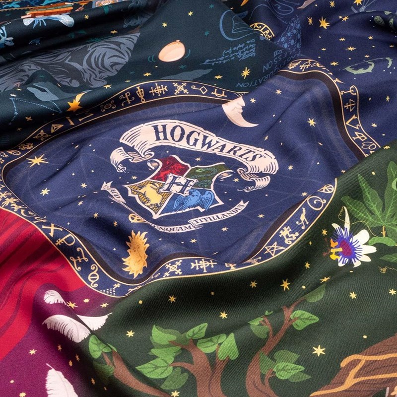 CARRE DE SOIE 90 - MALFROY - LESSON AT HOGWARTS - HARRY POTTER