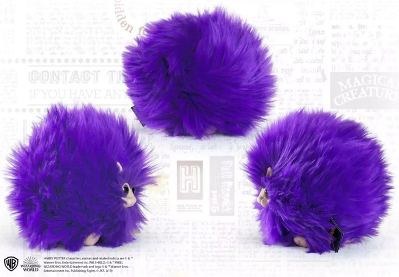 Peluche Boursouflet Violet - Noble Collection - Harry Potter