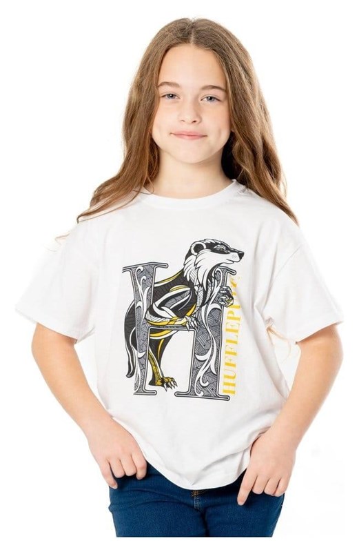T-SHIRT ENFANT MOSAIC HARRY POTTER - POUFSOUFFLE