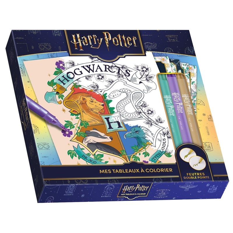 Harry Potter - Mes tableaux à colorier