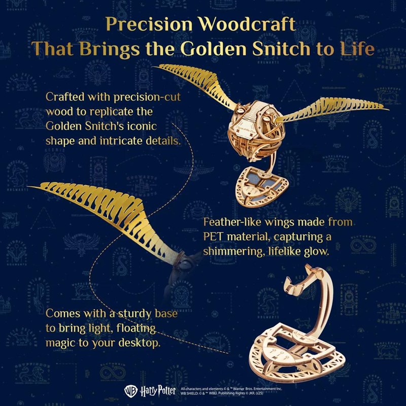 Puremind x Harry Potter Golden Snitch 1631