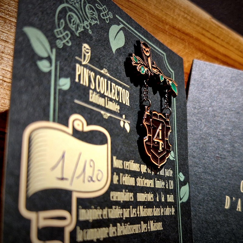 Pin's édition limitée "Pitchounet fait renaître Les 4 Maisons"