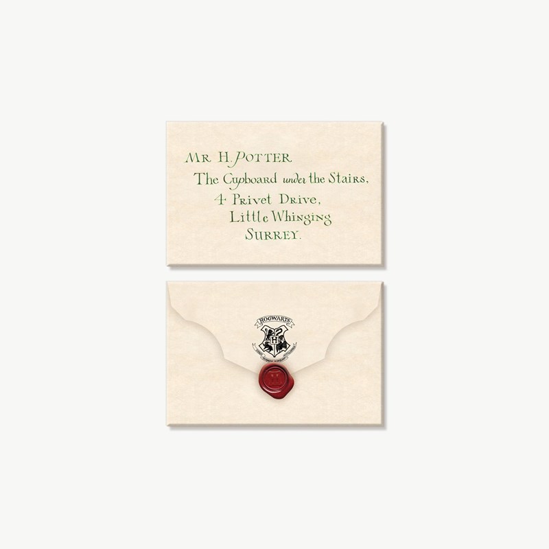 Magnets lettre d'admission Poudlard MinaLima - Harry Potter
