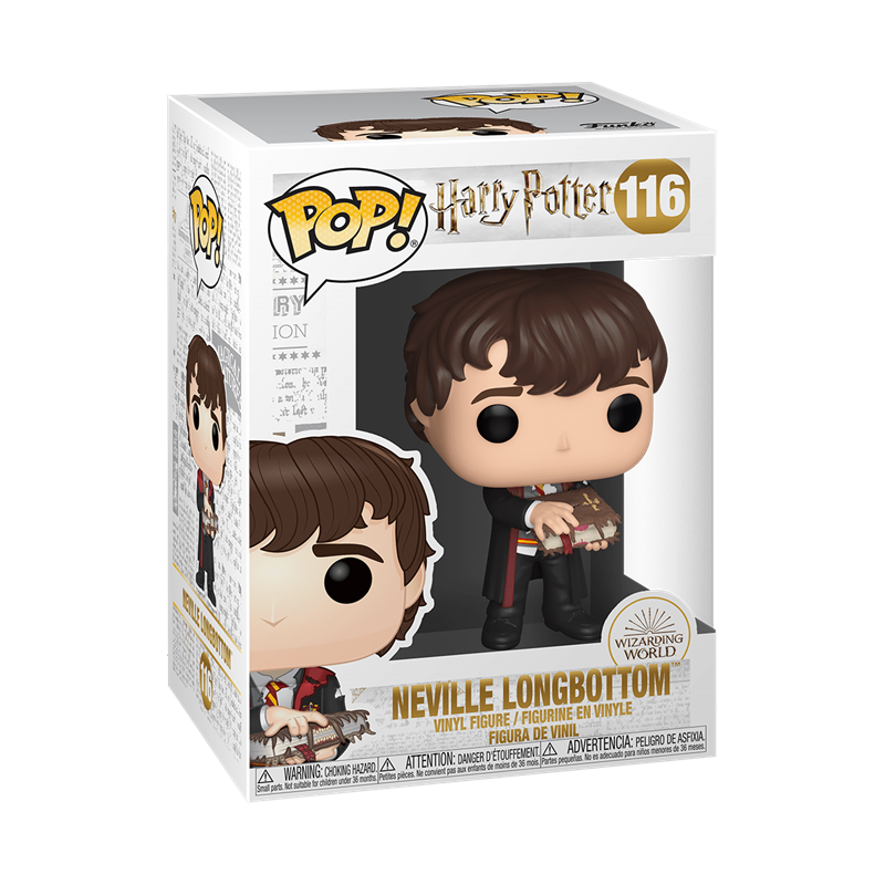 Figurine Pop Neville w/Monster Book (livre des monstres)