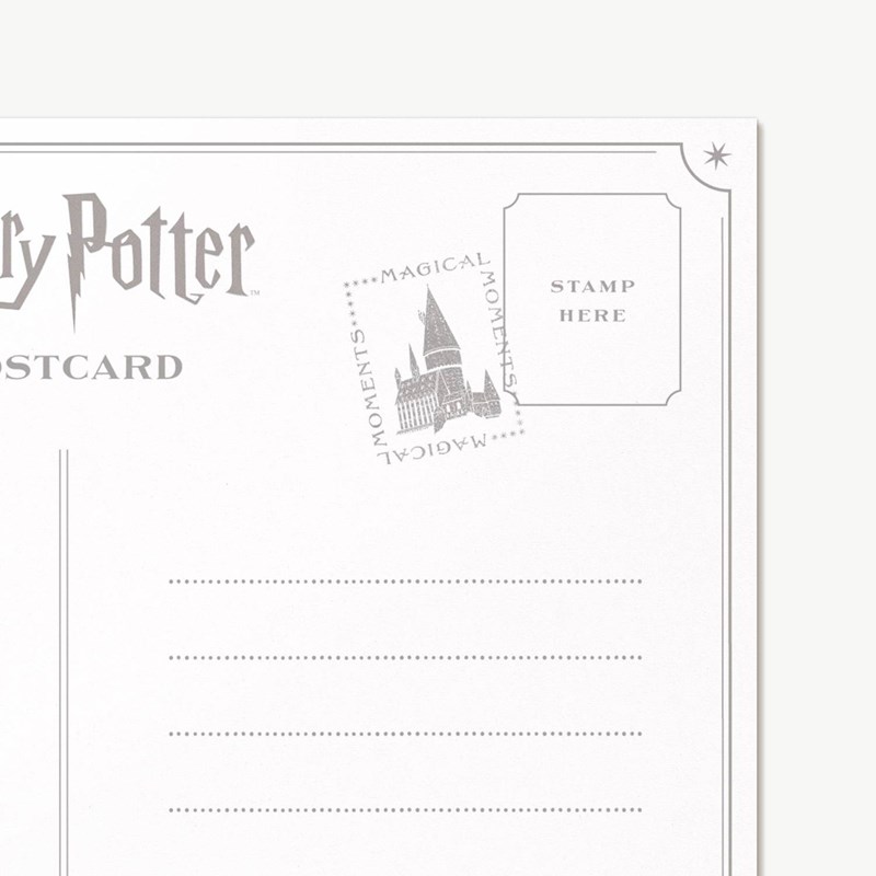 Carte postale Harry Potter par MinaLima - Horloge Weasley