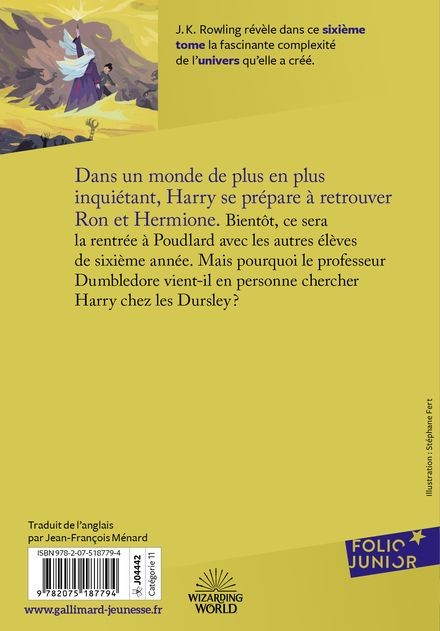 Harry Potter et le Prince de Sang Mêlé  - Couverture édition 25 ans