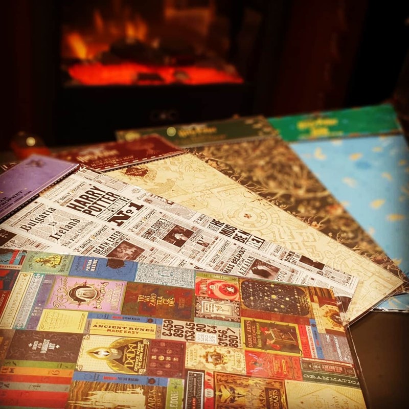 Papier cadeau & cahiers Mina Lima - Gazette du Sorcier