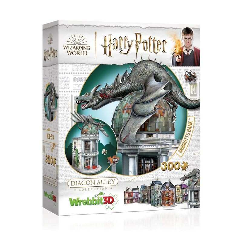 Puzzle 3D Banque Gringotts Dragon - Harry Potter