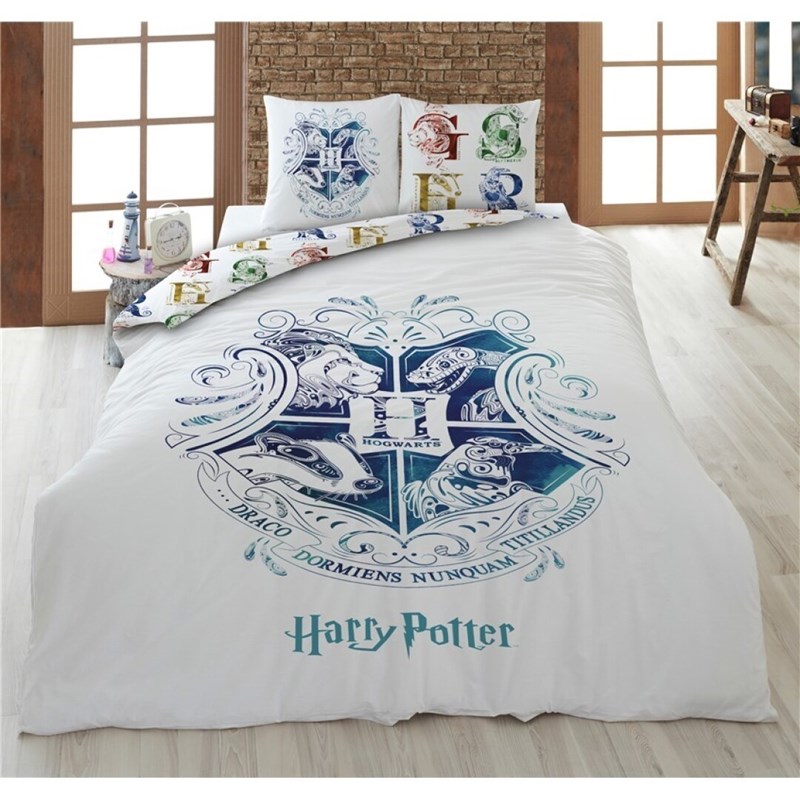 Parure de lit Harry Potter Poudlard POLYESTER - 1 ou 2 personnes