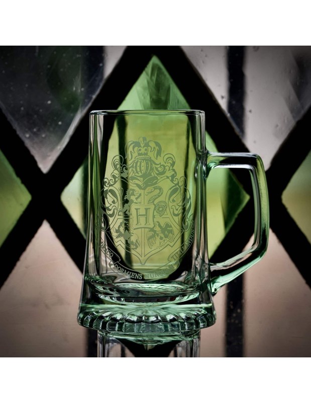 Chope Poudlard en verre sablé Arribas - Harry Potter