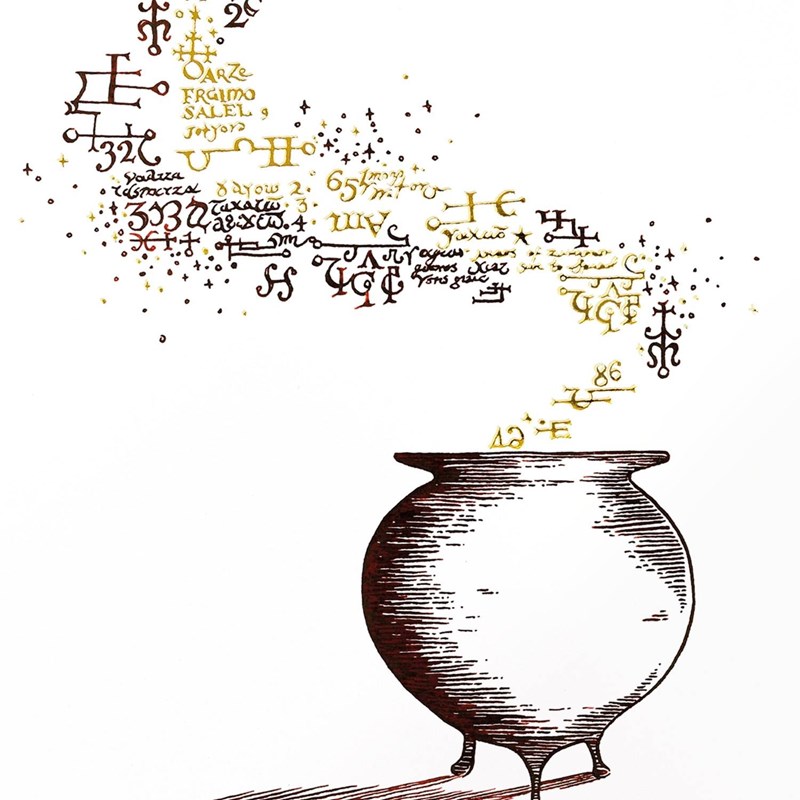 Carte postale Harry Potter par MinaLima - Advanced Potion Making