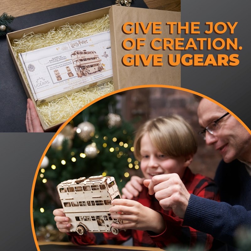 Kit assemblage bois Magicobus - Harry Potter