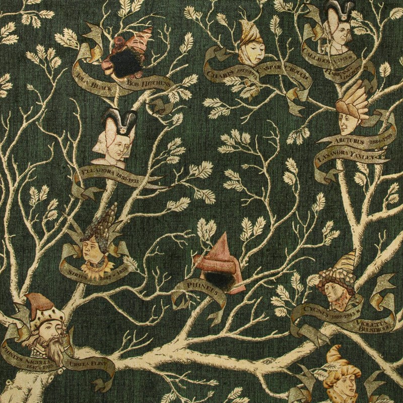 Tote bag tapisserie Black MinaLima - Harry Potter