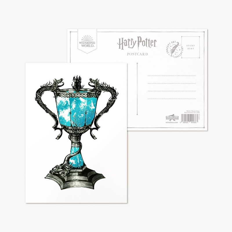 Carte postale Harry Potter par MinaLima - La Coupe des Trois Sorciers