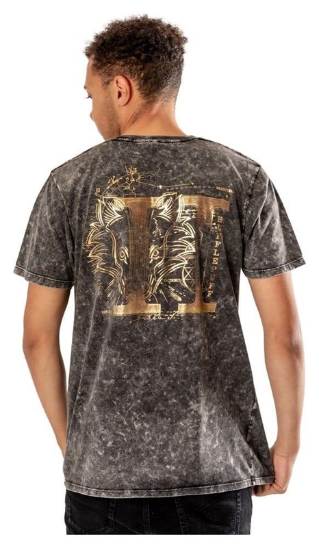 T-SHIRT HARRY POTTER ACID WASH - POUFSOUFFLE