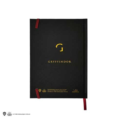 Carnet rigide et marque-page Gryffondor - Harry Potter