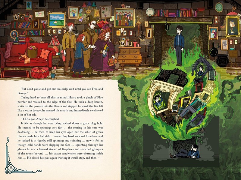 Harry Potter et la Chambre des Secrets (FRANCAIS) - Illustré par MinaLima